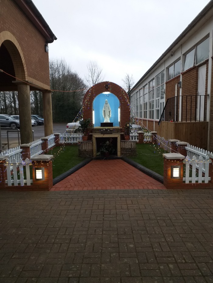 Blessing of new Grotto to Our Lady at St. Simon Stock, Ashford